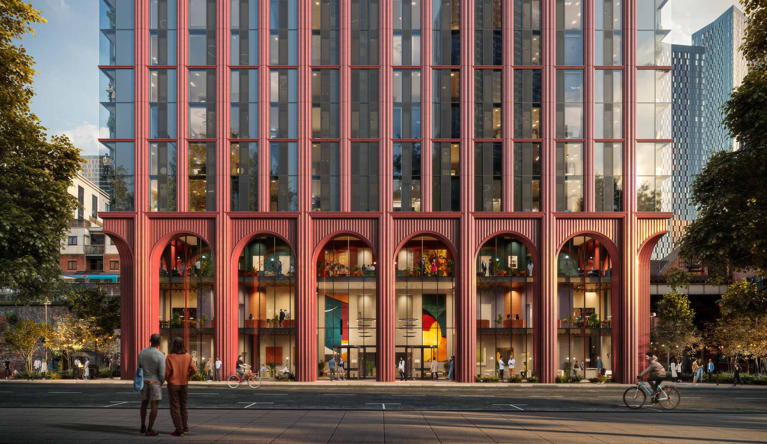 2–4 Whitworth Street main elevation render