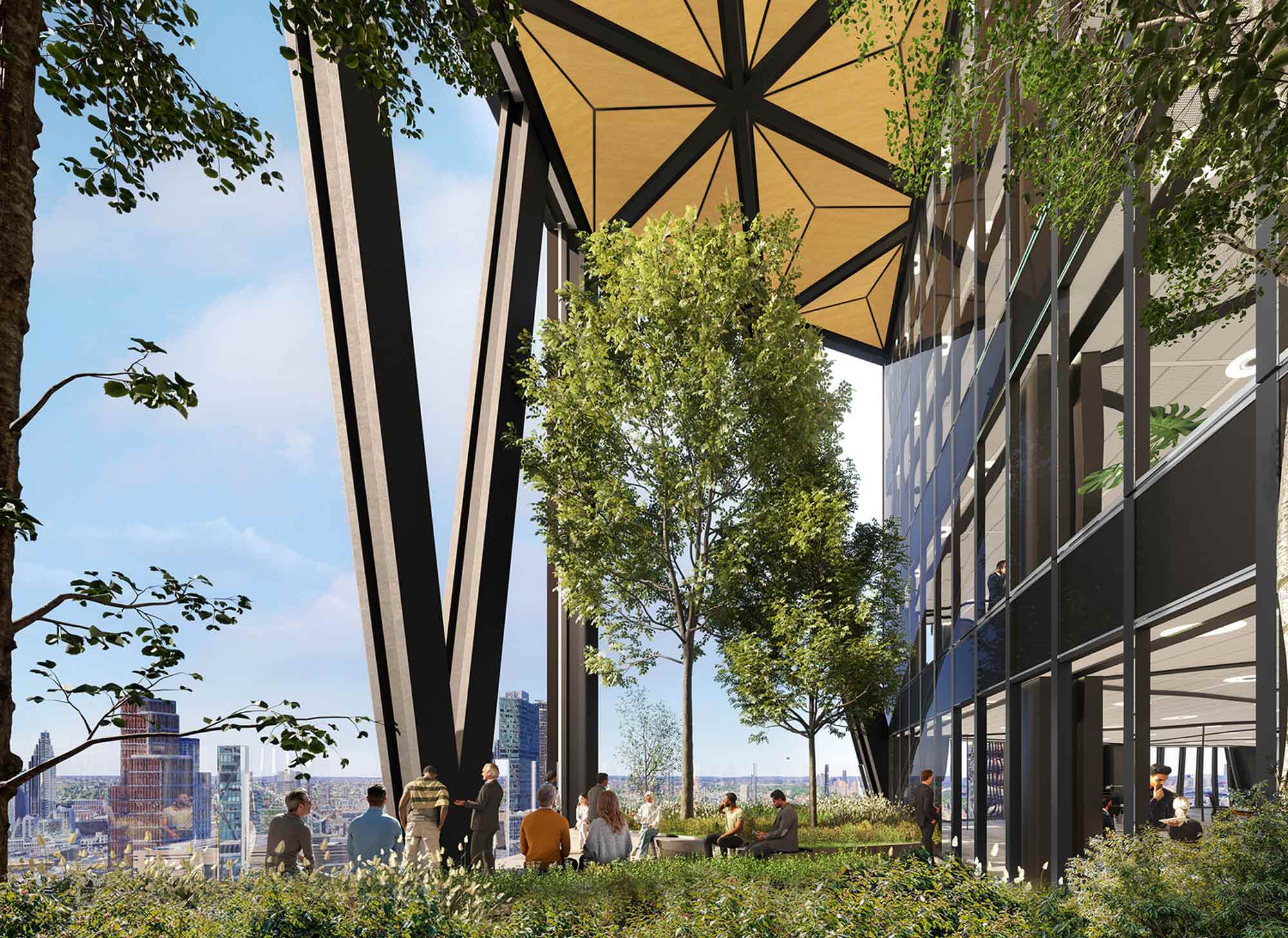 Project Render of the proposed 99 bishops gate tower